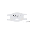 Rechargeable LED Red Light Therapy Face Mask Infrared Skincare Device for Glowing Skin White Face Mask