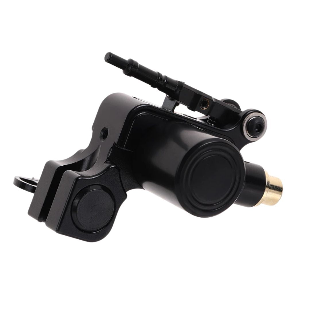 Rotary Tattoo Machine Adjustable 2.5–5mm Stroke Coreless Motor for Permanent Makeup Black