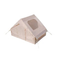 Inflatable Camping Tent with Air Pump Storage Bags Family Outdoor Hiking Shelter 6.3m² Beige 300 × 210 × 200cm