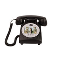 Voice Recorder Guestbook Retro Audio Recording Telephone for Weddings, Anniversaries and Family Events Black
