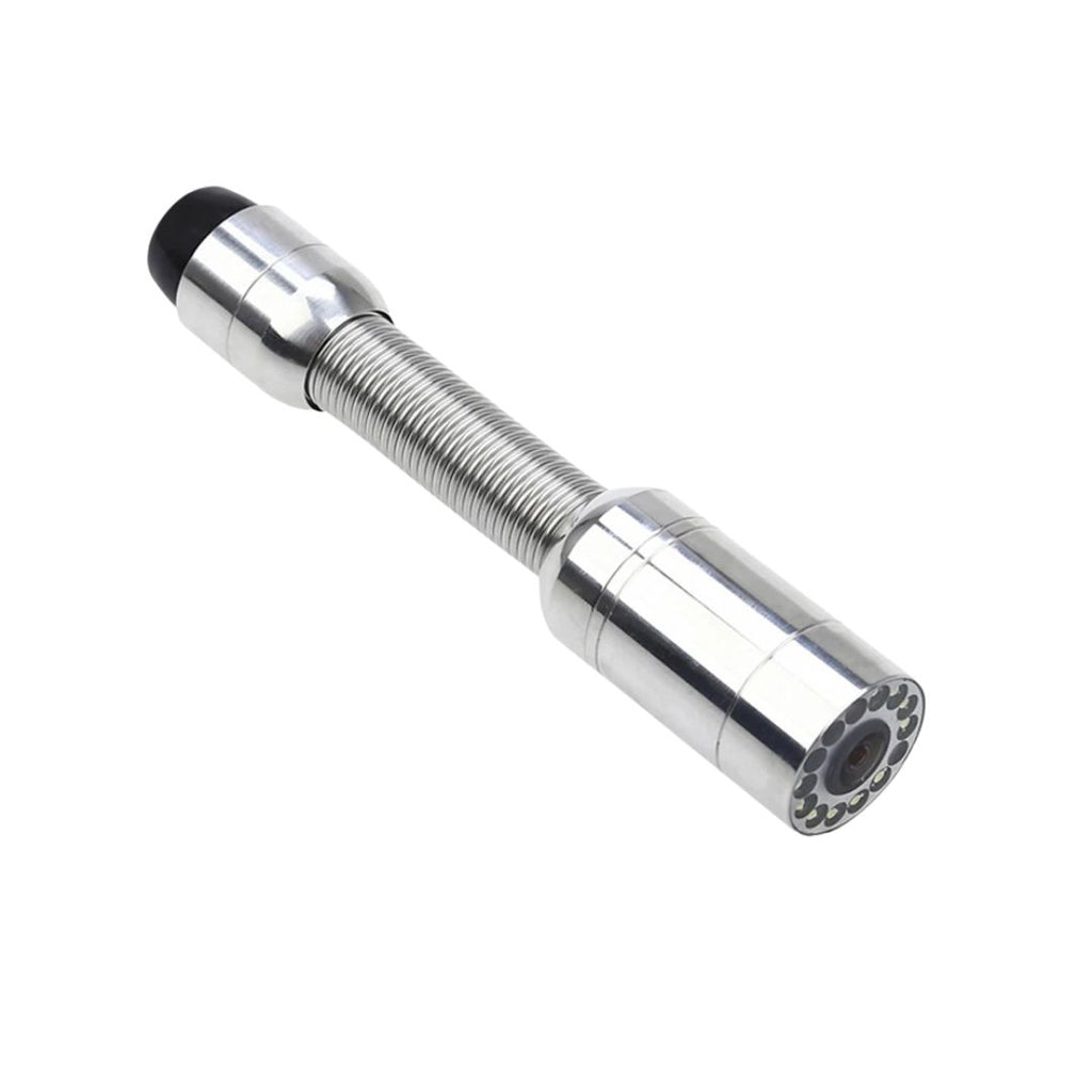23mm Sewer Inspection Camera Replacement Head with 12 LED Lights Pipe Drain Camera Repair Part Type C
