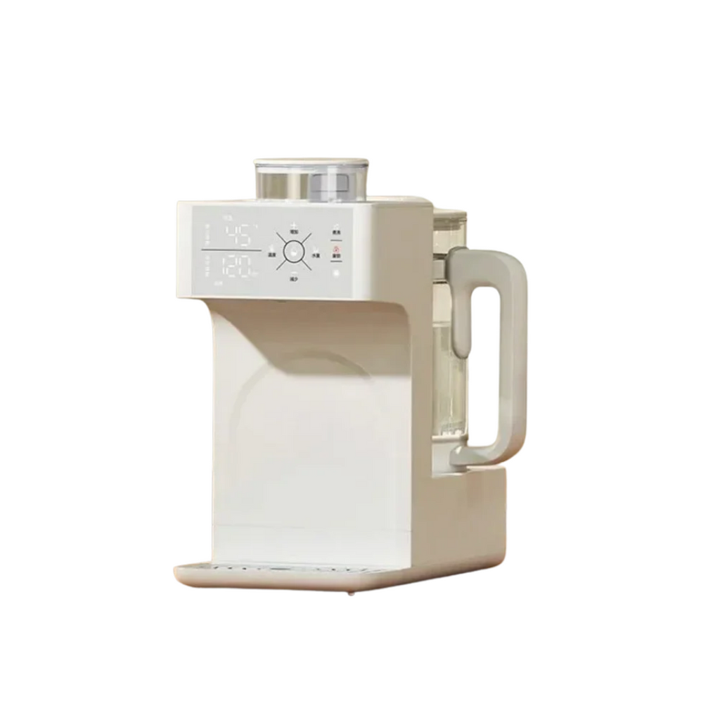 Full Glass Electric Kettle Constant Temperature Water Dispenser Milk Preparation Machine Quantitative Milk Mixer Cream 25×15.7×28cm