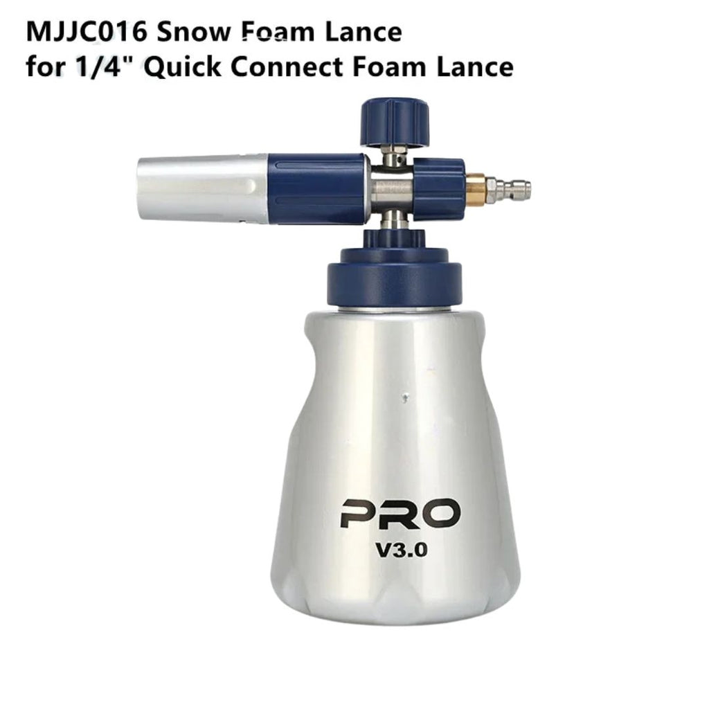 Foam Cannon Pro V3.0 High Pressure Snow Foam Lance 1.2L Bottle Car Washer MJJC016 Multi Adapter Compatible