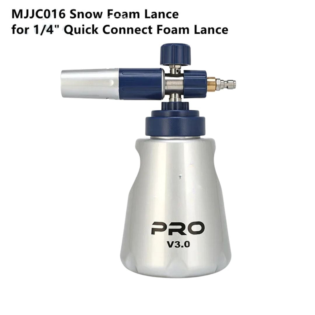 Foam Cannon Pro V3.0 High Pressure Snow Foam Lance 1.2L Bottle Car Washer MJJC016 Multi Adapter Compatible