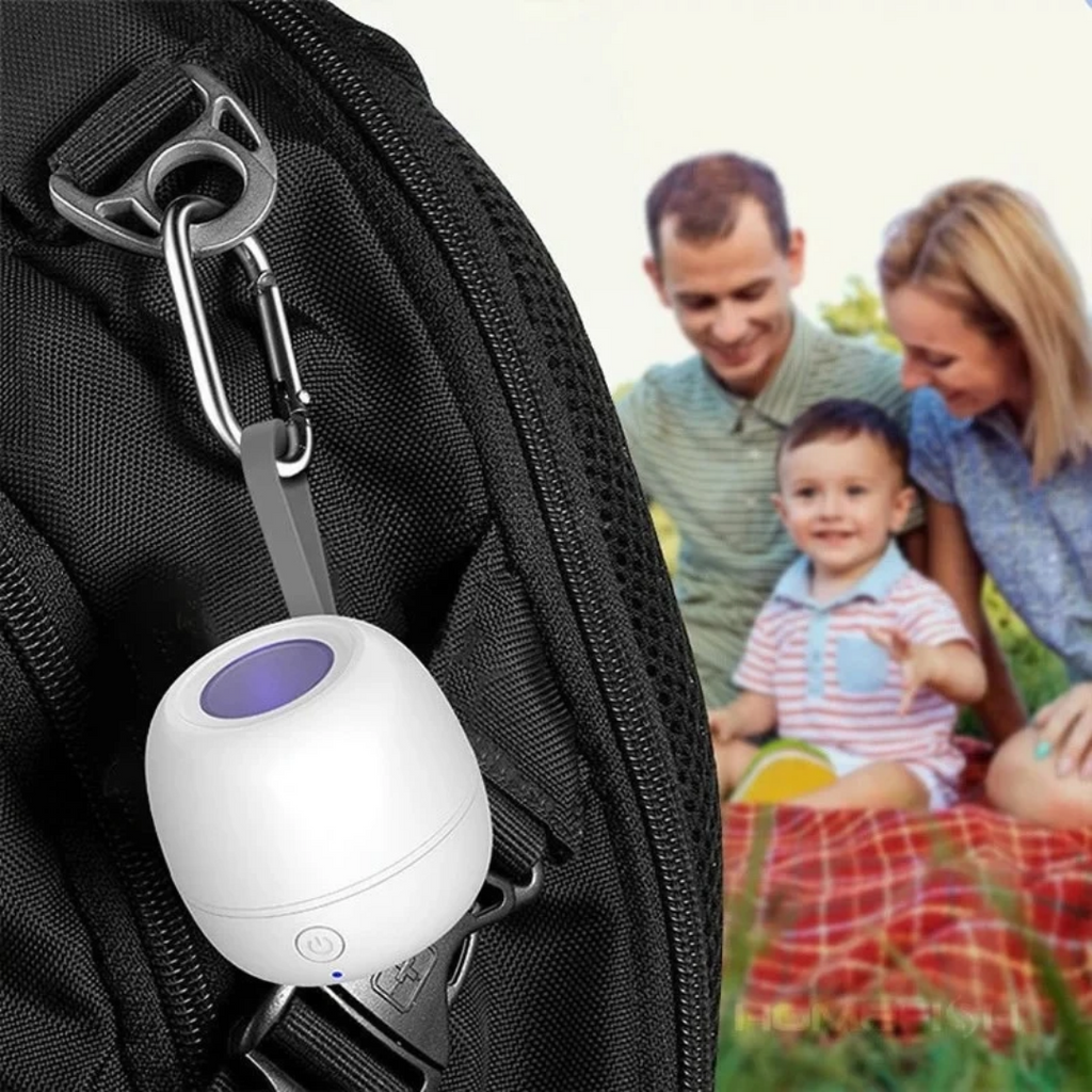 Portable Pacifier Sterilizer Box Rechargeable Travel Baby Pacifier Disinfection Cleaner USB Charging White 180 Seconds