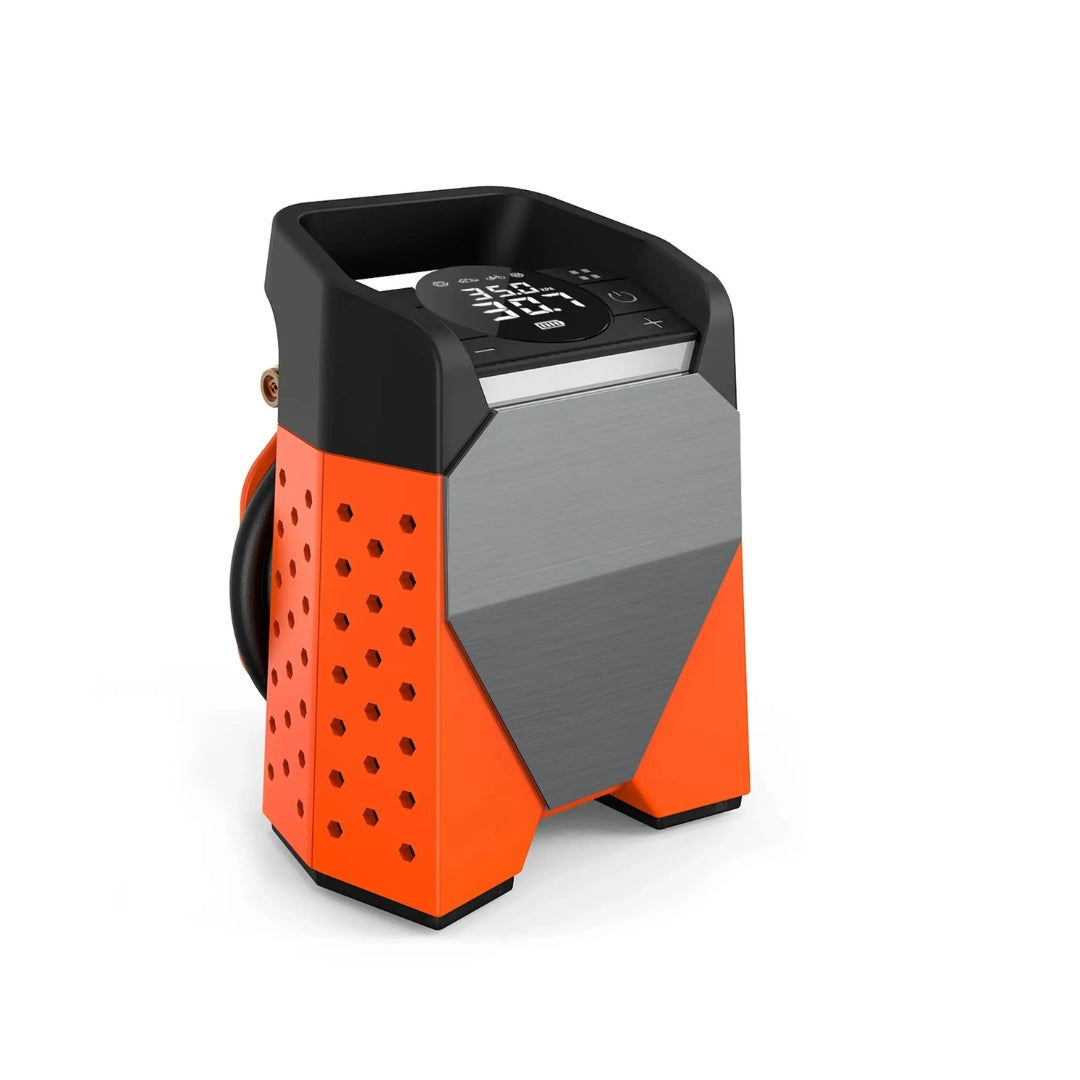 S3 Portable Tire Inflator 160 PSI Car Air Compressor 7800mAh Rechargeable Pump Motorcycle Ball Inflator Orange