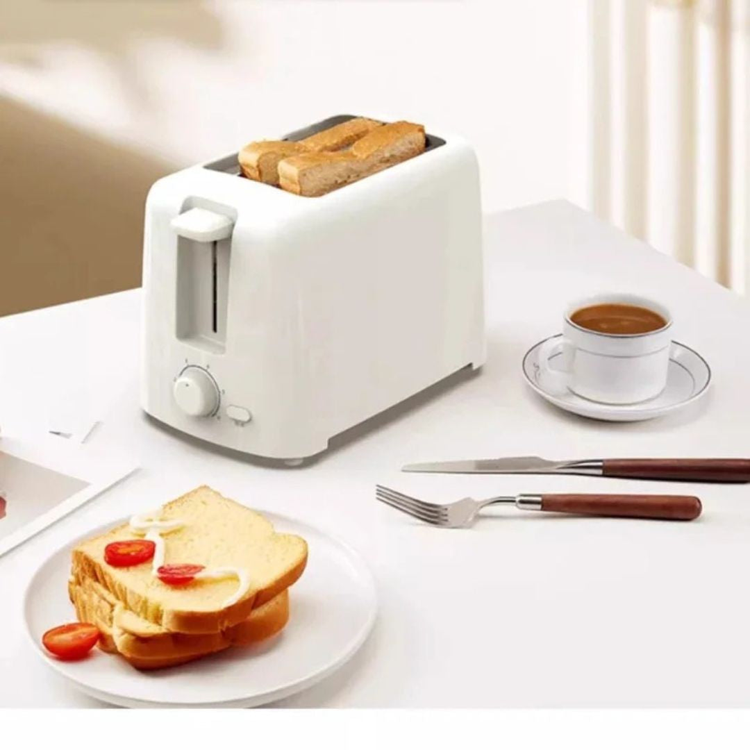 Bread Toaster 220V Portable Sandwich Maker Compact Breakfast Machine White AU Plug 13x3cm