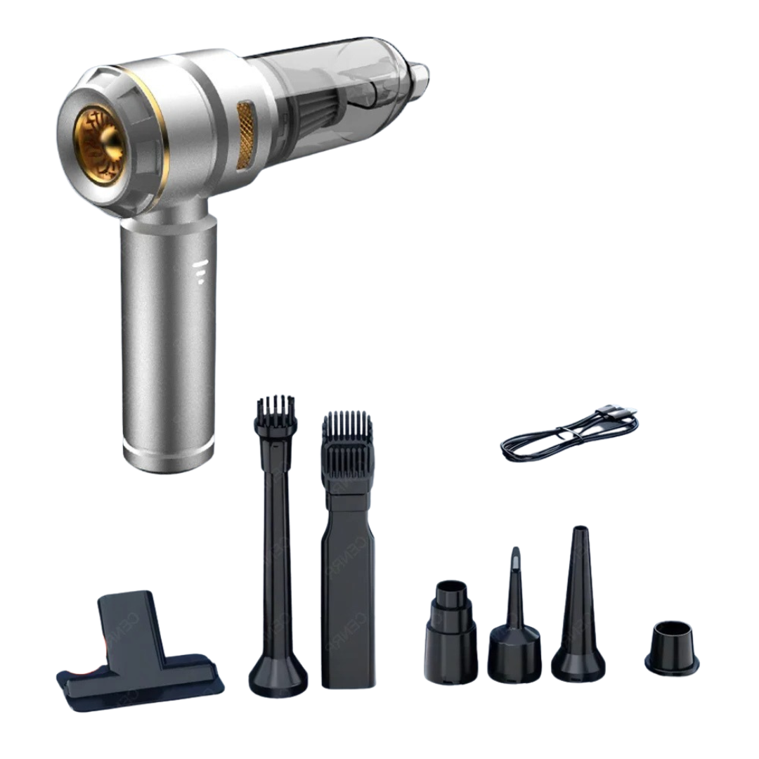 998000Pa Cordless Car Vacuum Cleaner Powerful Suction Portable Handheld Wireless Auto Cleaning Machine Ultra Silver