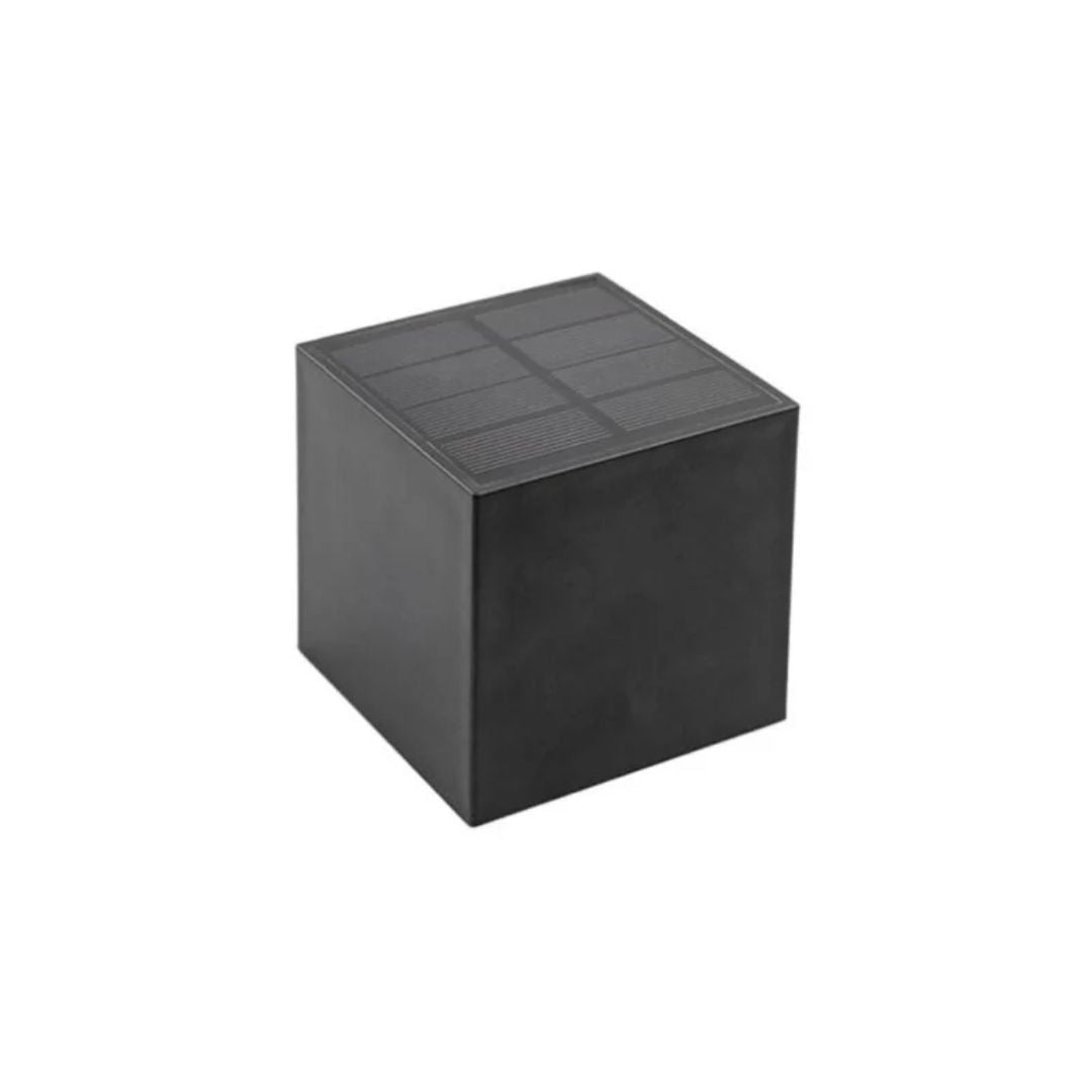 Solar Wall Light LED Outdoor Garden Fence Lamp Waterproof Square Courtyard Decorative Light 8x8cm