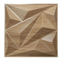 3D Wall Panels 10 Pack Waterproof Self Adhesive Wood Look Wallpaper Stickers 30cm for Kitchen Living Room