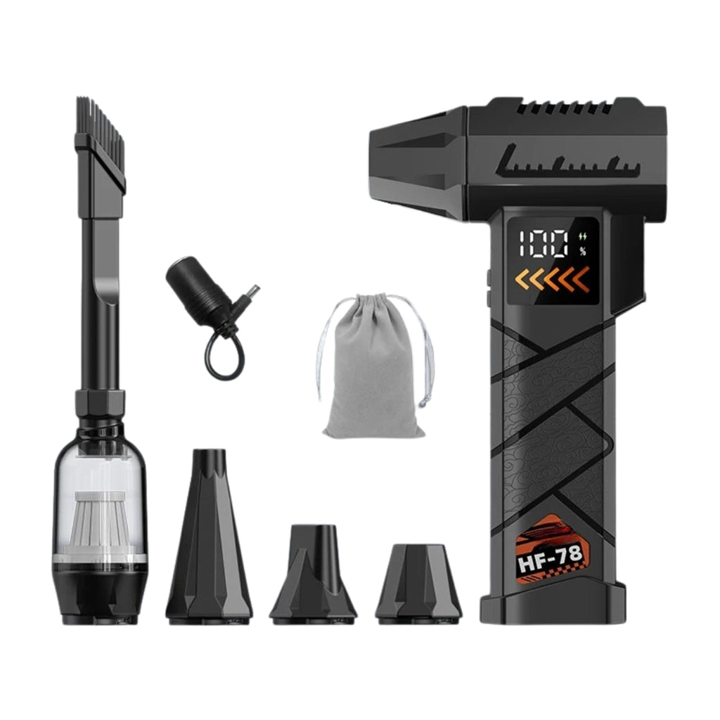 HFX04 2800000RPM Jet Blower Super Powerful Cordless Electric Air Duster Compressed Air Vacuum Car Cleaning Tool