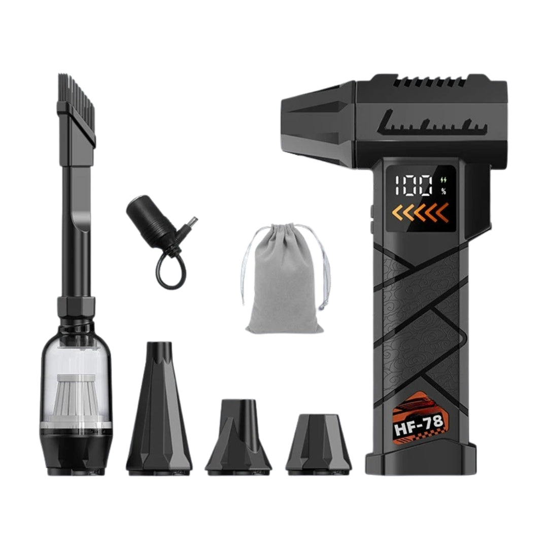 HFX04 2800000RPM Jet Blower Super Powerful Cordless Electric Air Duster Compressed Air Vacuum Car Cleaning Tool