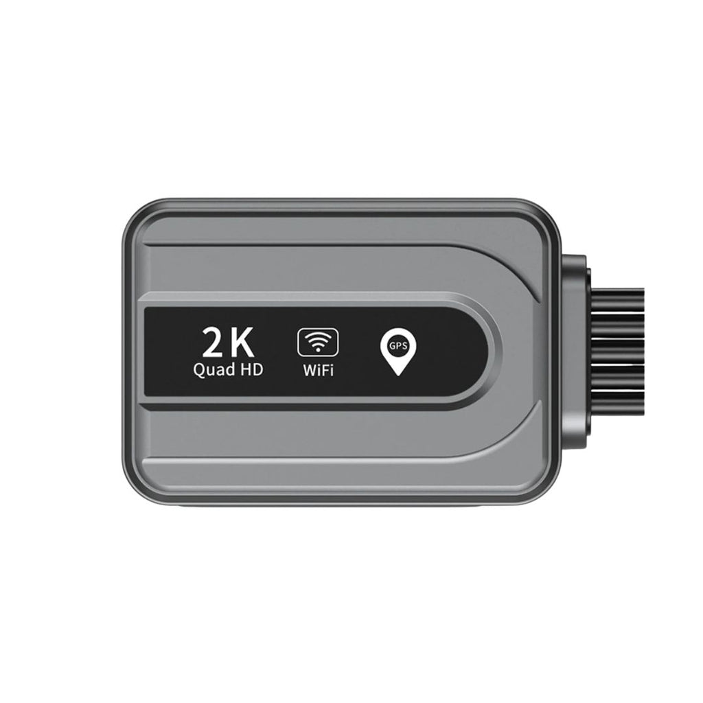 Dual 2K Motorcycle Dash Camera Front and Rear WiFi GPS Waterproof DVR with 128GB Memory Card