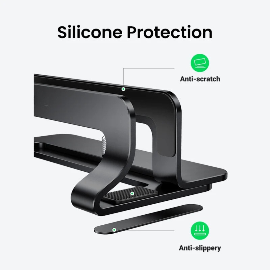 Vertical Laptop Stand Aluminum Holder for MacBook Pro Air Notebook Tablet Phone Support Single Slot Portable Desktop Stand