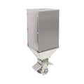 Pellet Hopper Gravity Feed Fuel Storage Bin Stainless Steel 16L for Pellet Stove Burner Silver 21.1 x 20.2 x 62cm