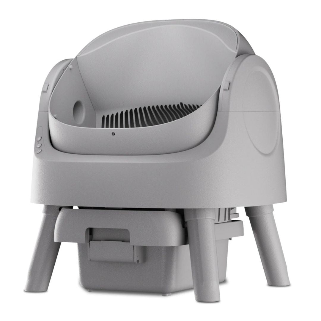 Automatic Self Cleaning Cat Litter Box Large Capacity Odour Control Cat Toilet No App Required Grey