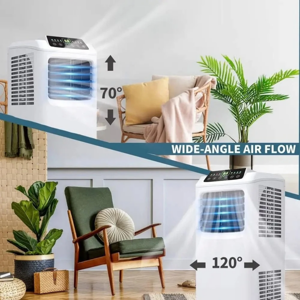 7000BTU 2.05kW Portable Air Conditioner White with Remote Control