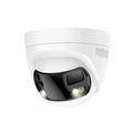 6MP Dual Lens Security Camera 180° Panorama CCTV Camera with Colour Night Vision Human and Vehicle Detection IP67 ONVIF White