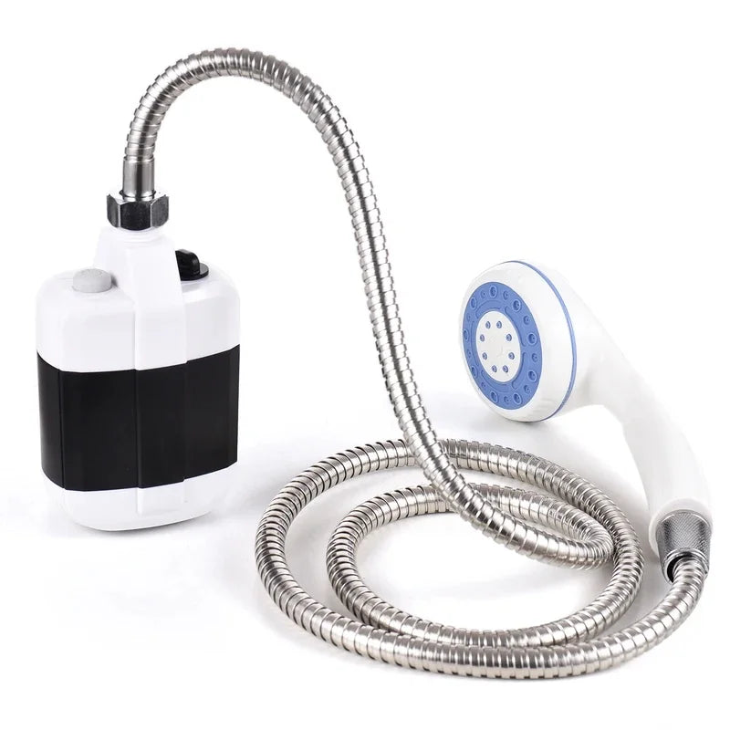 Portable Camping Shower USB Rechargeable Electric Shower Pump Outdoor Car Wash Garden Pet Cleaning Shower Head