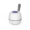 Portable Pacifier Sterilizer Box Rechargeable Travel Baby Pacifier Disinfection Cleaner USB Charging White 180 Seconds