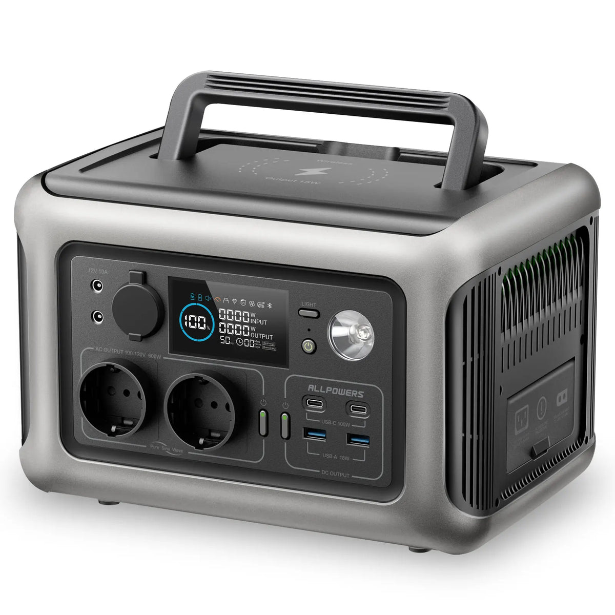 600W Portable Power Station 299Wh LiFePO4 Solar Generator 1200W Surge AC Outlets Camping RV Home Backup AU