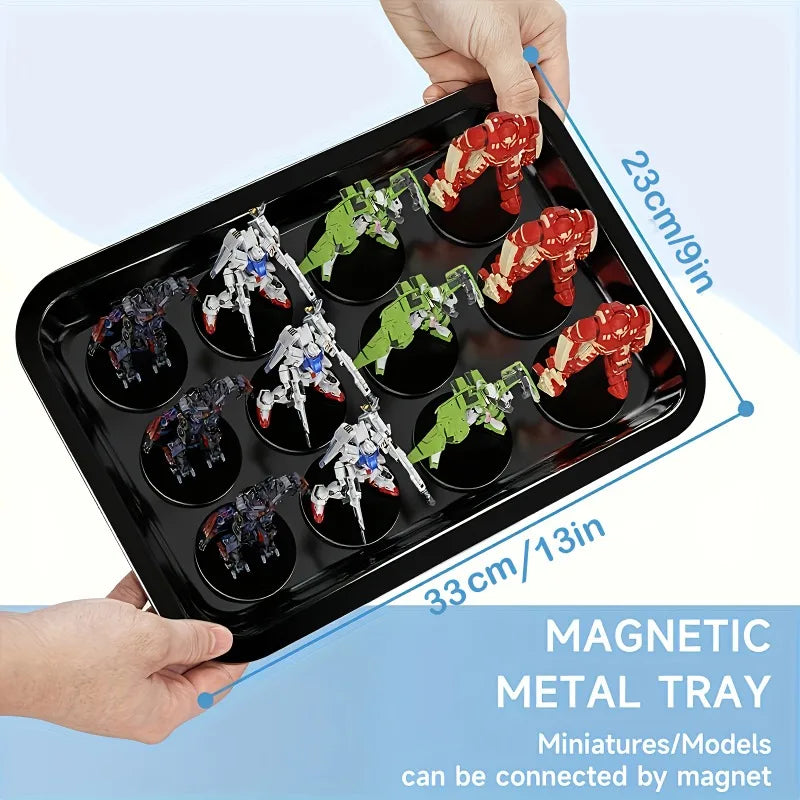 Large Stackable Figure Display Case Lockable Transparent Cabinet for Dolls & Collectibles Black 36 × 28 × 43.2cm