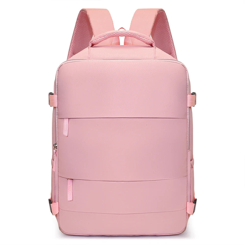 Boarding Travel Backpack Airline Approved Carry On Bag Compatible with Ryanair EasyJet Wizz Air Budget Flight Backpack Pink 30×20×40cm
