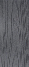 WPC Garden Fence Panel with Aluminum Frame UV Resistant Easy Installation