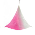 Aerial Yoga Hammock Anti Gravity Swing Hanging Yoga Sling Fitness Exercise Hammock Pink Gradient 3.5 × 2.8m