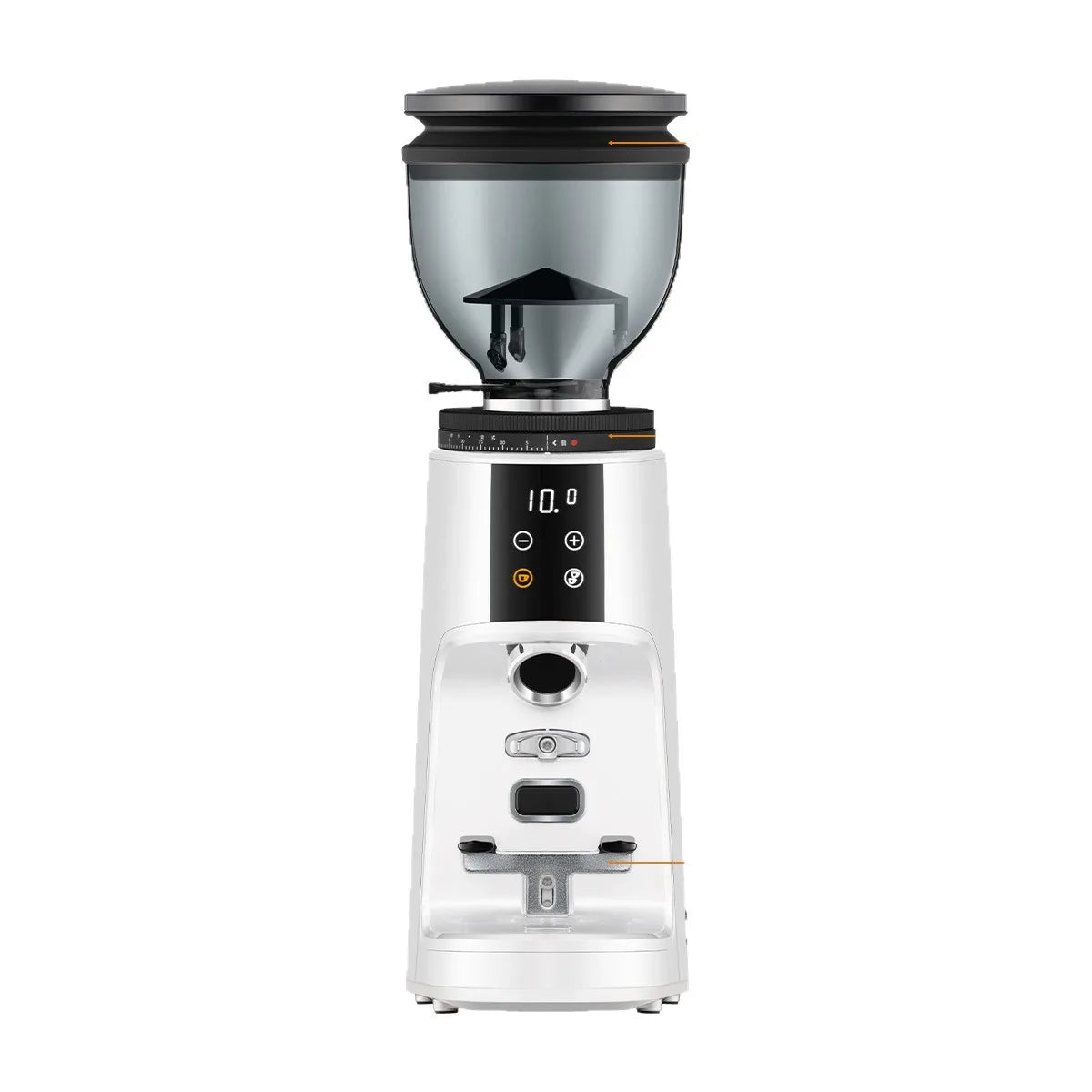 Electric Coffee Grinder 220V Fully Automatic Coffee Bean Grinder White AU Plug Quantitative Home Use