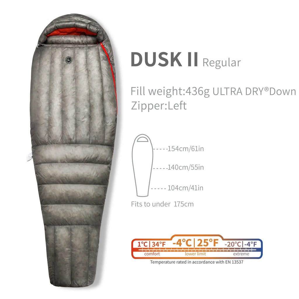 Wind Hard DUSK Ultralight 800FP Duck Down Sleeping Bag 190x78cm 3 Season Mummy Sleeping Bag for Camping and Hiking