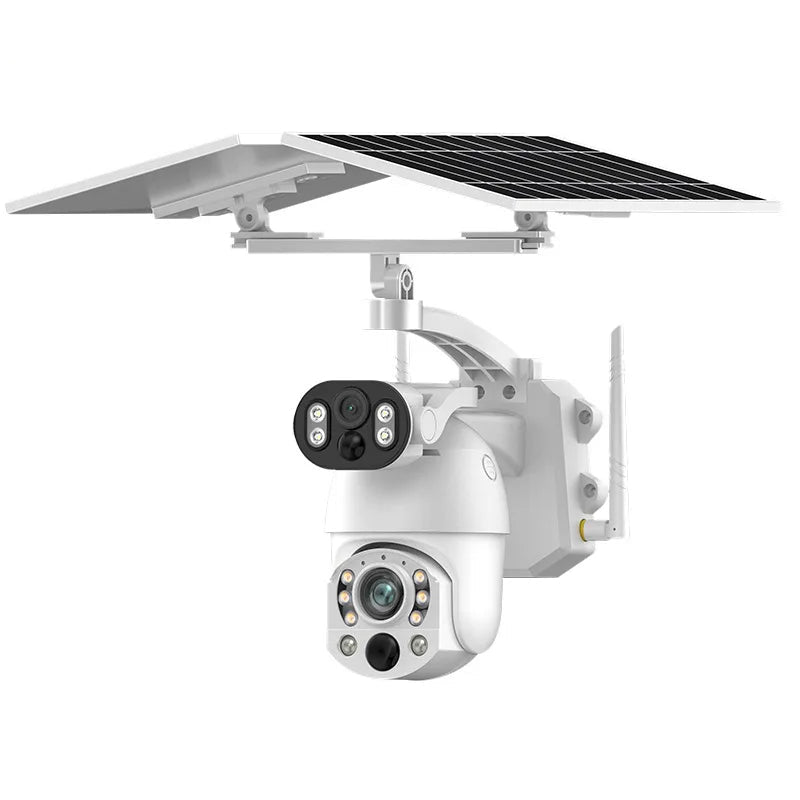 10MP Binocular Zoom 50X Wireless Solar Camera 4G Camera Night Vision HD Monitor IP65 Voice Intercom Working Temperature -20~60