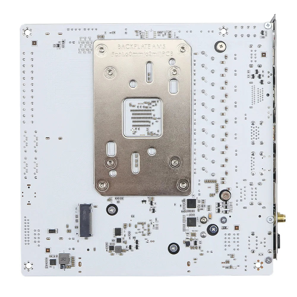 Mini-ITX Motherboard, AM5, DDR5, M.2, WiFi 6 and ARGB, Compatible with Selected AMD Ryzen 7000–9000 Series Processors