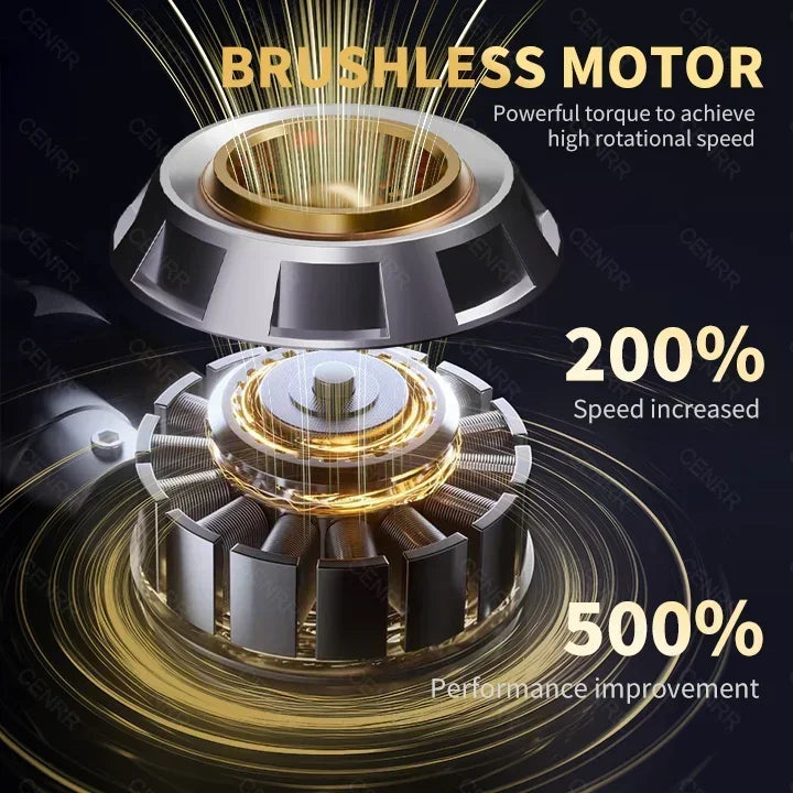 MAX 998000Pa Cordless Car Vacuum Cleaner Strong Suction Handheld Portable Wireless Cleaning Machine 2 HEPA Filters Silver