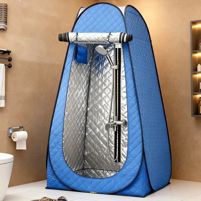 Portable Thermal Camping Tent Waterproof Changing Room Winter Shower Toilet Ice Fishing Outdoor Shelter 1.2 × 1.9m