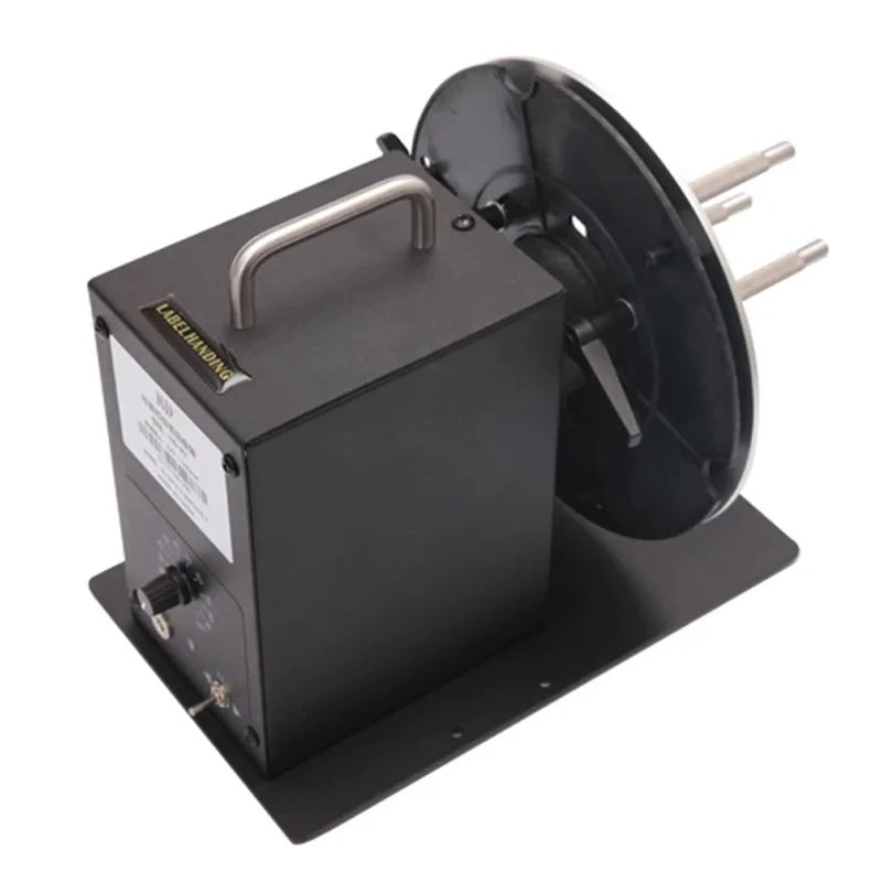 Electric Label Rewinder Machine Variable Speed for Sticker Rolls up to 185mm 110V 37.5 × 26.5 × 29cm