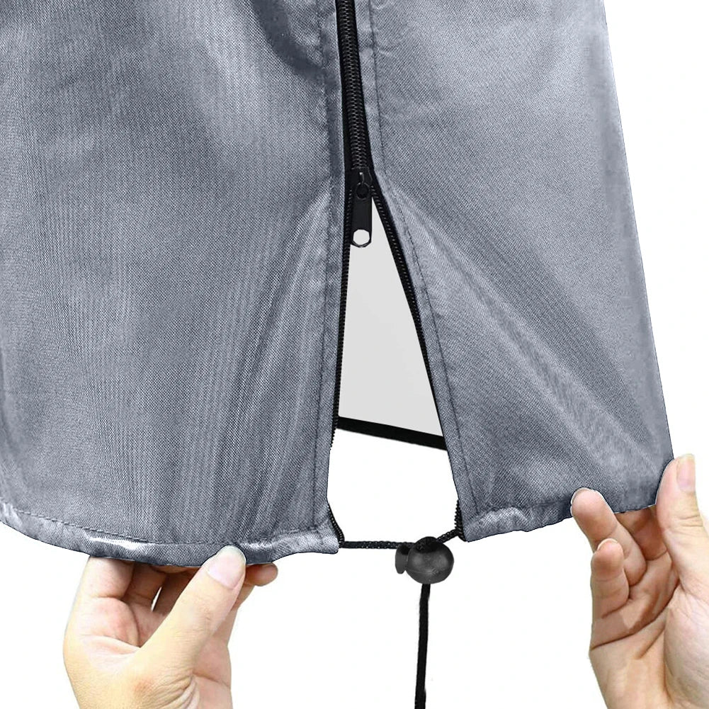 Table Tennis Table Cover Dustproof, Heavy Duty Zipper Protector For All-Weather 185 × 165 × 70 cm