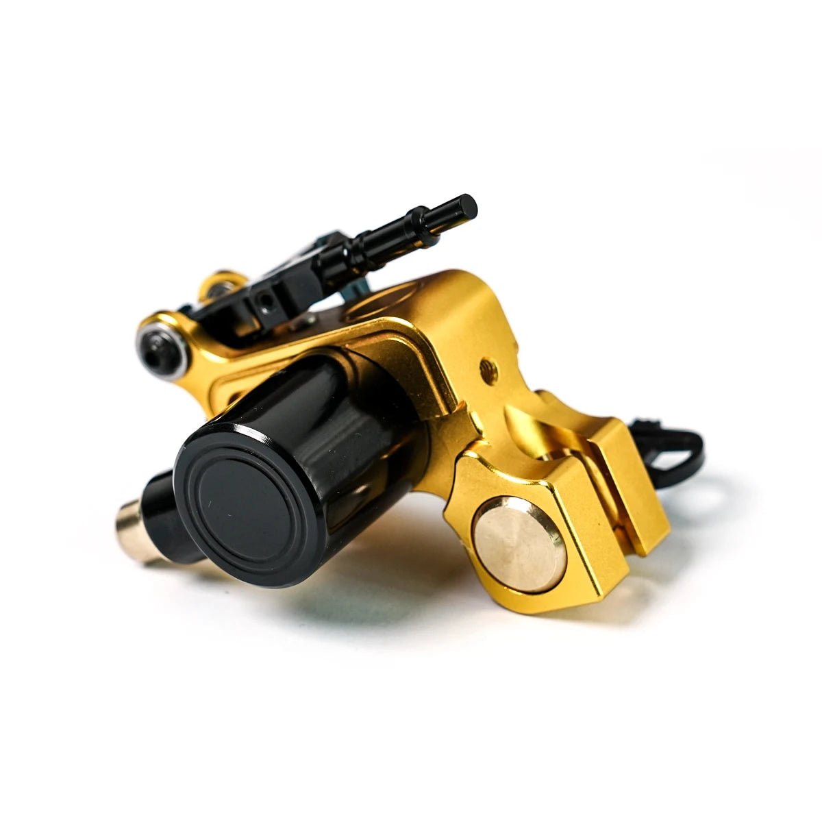 Rotary Tattoo Machine Adjustable 2.5–5mm Stroke Coreless Motor for Permanent Makeup Gold