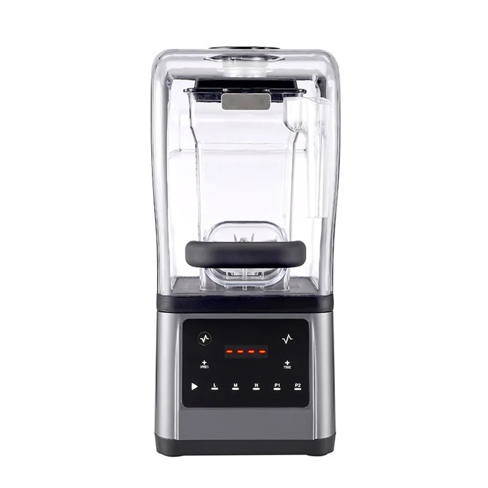 Electric Blender with Sound Cover Silent Smoothie Juicer Ice Crusher 220V Household Fruit Blender 56 × 24cm