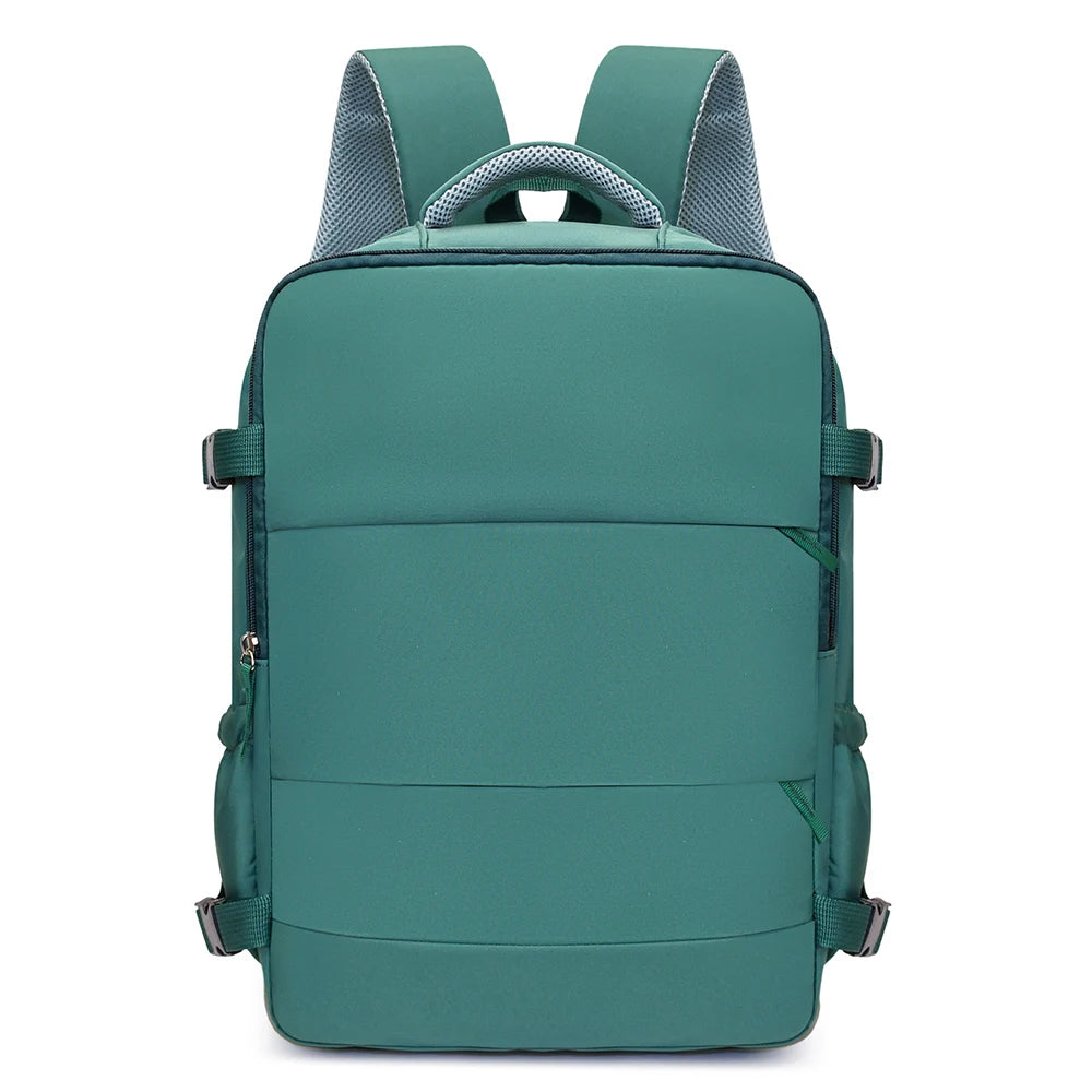 Boarding Travel Backpack Airline Approved Carry On Bag Compatible with Ryanair EasyJet Wizz Air Budget Flight Backpack Green 30×20×40cm