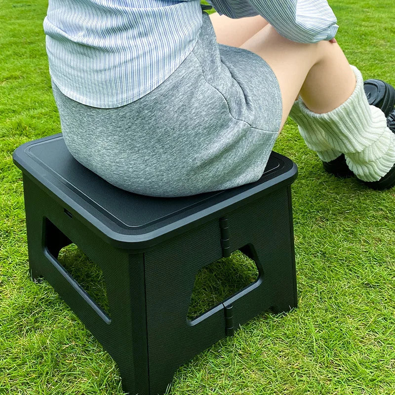 Portable Outdoor Camping Toilet Adult Mobile Toilet Equipment Hiking Travel Camp Supplies Accessory Black 31.5 × 24.5 × 16.5cm