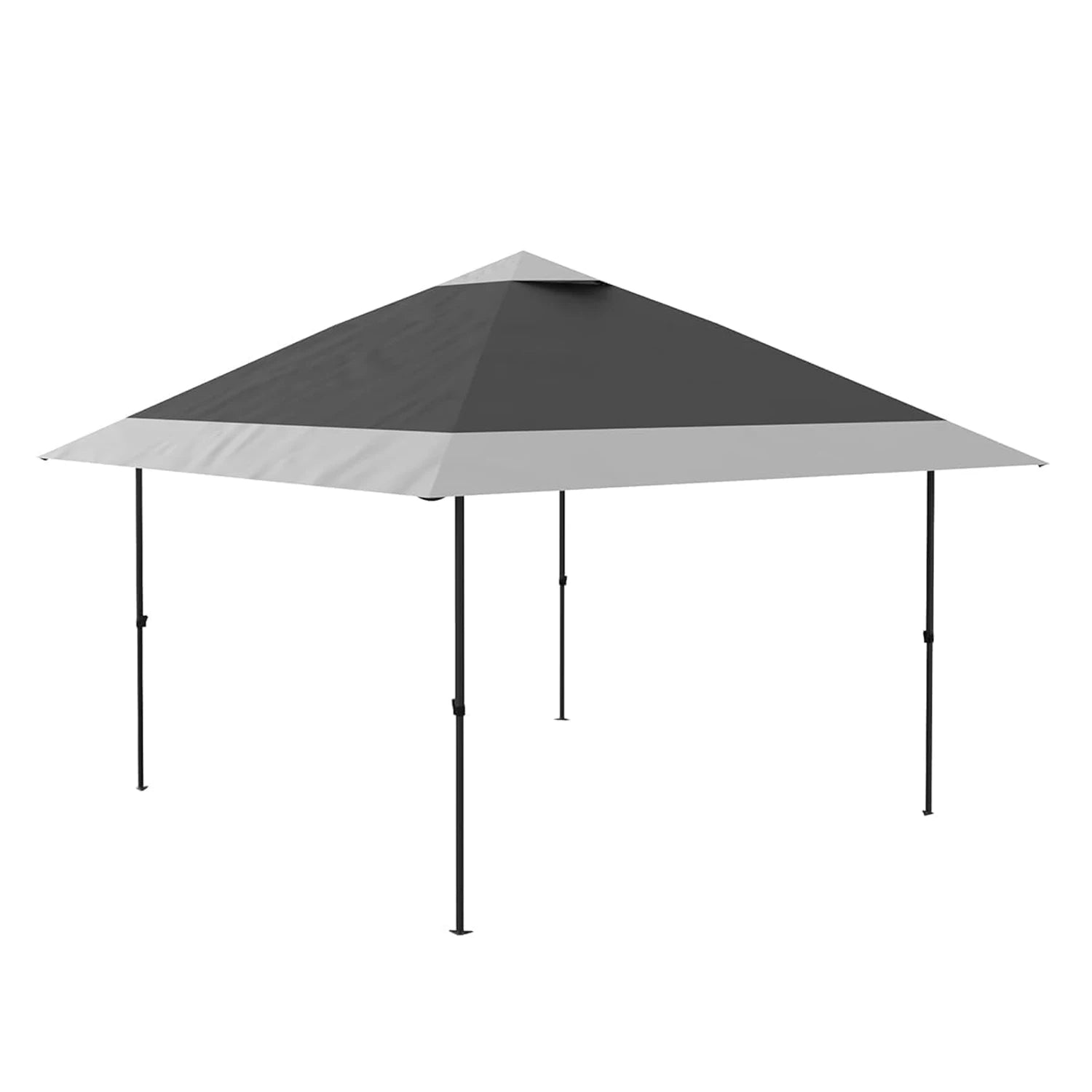 Pop-Up Gazebo Outdoor Canopy Tent Includes Sandbags Suitable for Patio, Lawn, Garden Black 3.6x3.6m