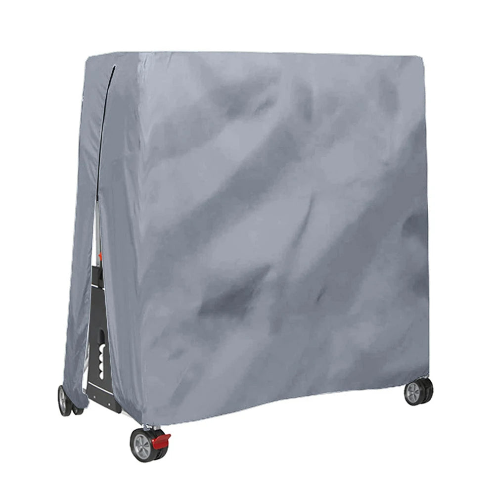 Table Tennis Table Cover Dustproof, Heavy Duty Zipper Protector For All-Weather 185 × 165 × 70 cm