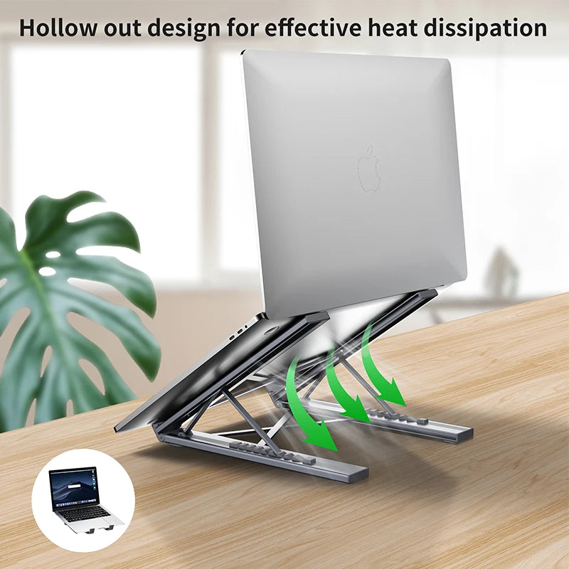 8 in 1 USB C Laptop Docking Station Stand Hub 2 USB 3.1 SD TF Card PD 100W Universal Dock for MacBook Silver 26.6×20.2×14.2cm