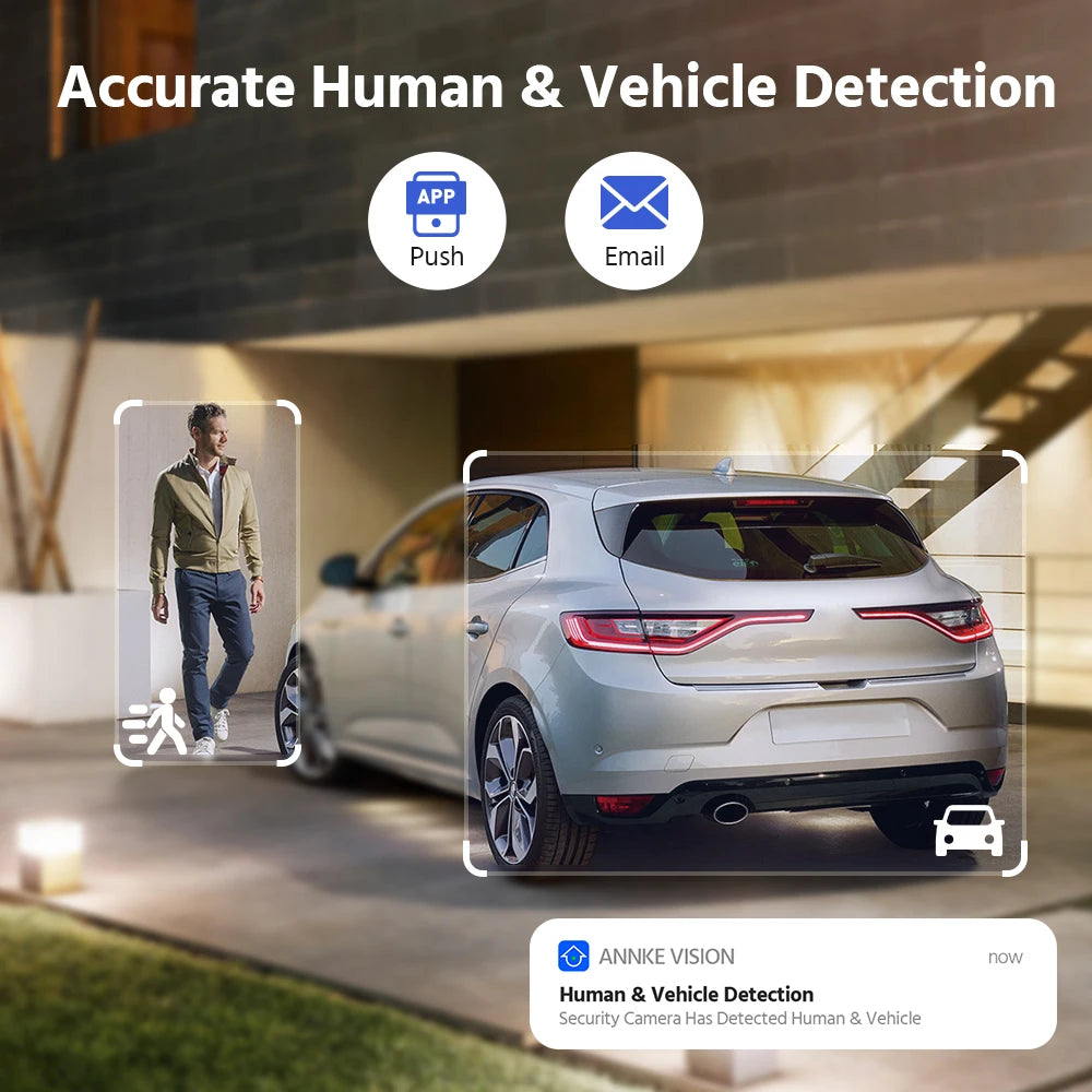 6MP Dual Lens Security Camera 180° Panorama Turret CCTV Camera with Colour Night Vision Human and Vehicle Detection IP67 ONVIF White