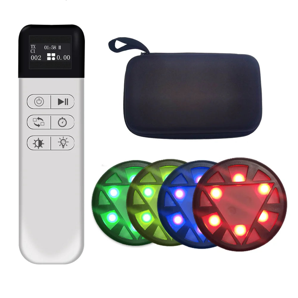 Remote Control Speed Training Lights Set of 4 Reaction Agility Reflex Training System Black 9 × 14 × 4cm