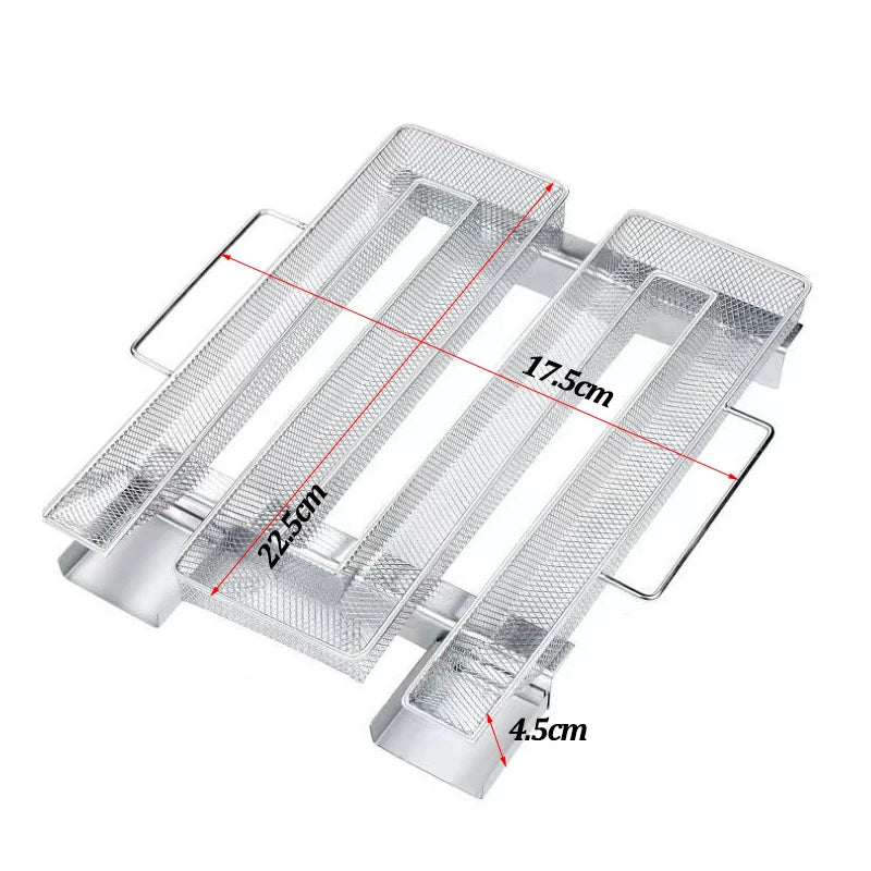 Cold Smoke Generator BBQ Smoker Accessory Stainless Steel Smoking Maze For Meat Fish Cheese