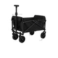 Camping Trailer Black Folding Wagon Portable All-Terrain Outdoor Cart 90x55x75