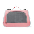 Pet Carrier Bag Portable Breathable Travel Shoulder Bag for Cats Small Dogs Outdoor Outings Pink