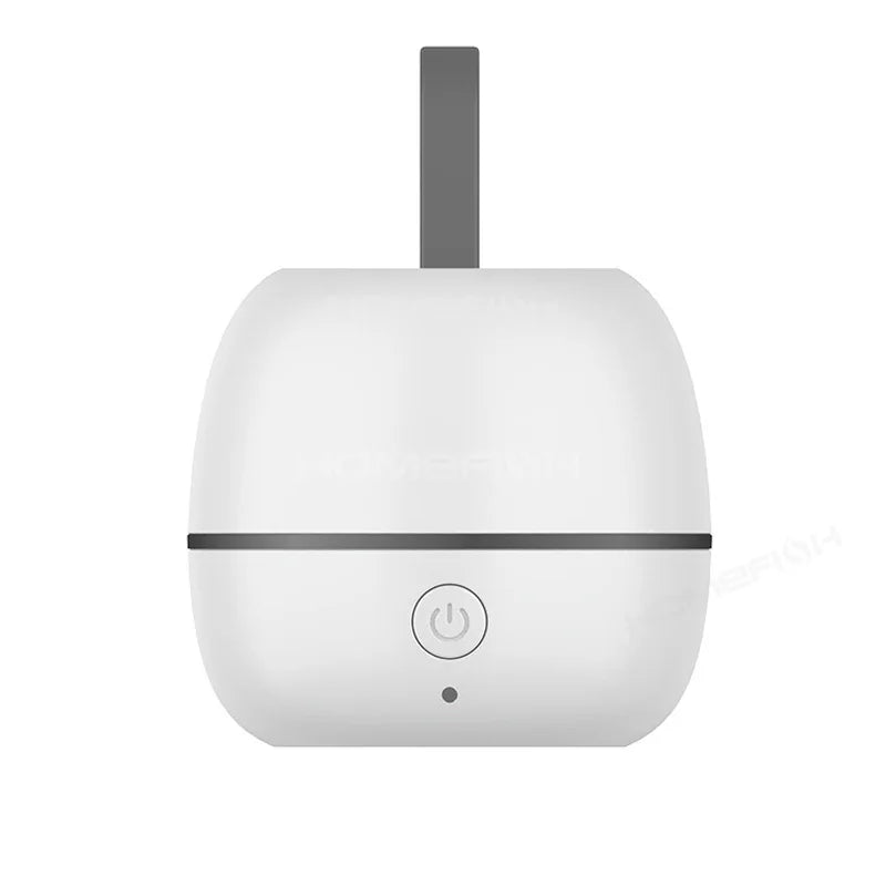 Portable Pacifier Sterilizer Box Rechargeable Travel Baby Pacifier Disinfection Cleaner USB Charging White 180 Seconds
